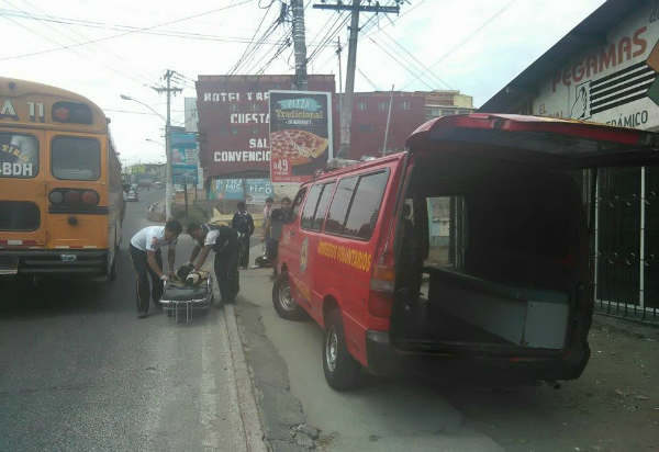 Bomberos Voluntarios rescatan perro