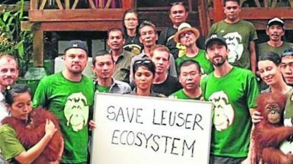 Leonardo DiCaprio viaja a Sumatra