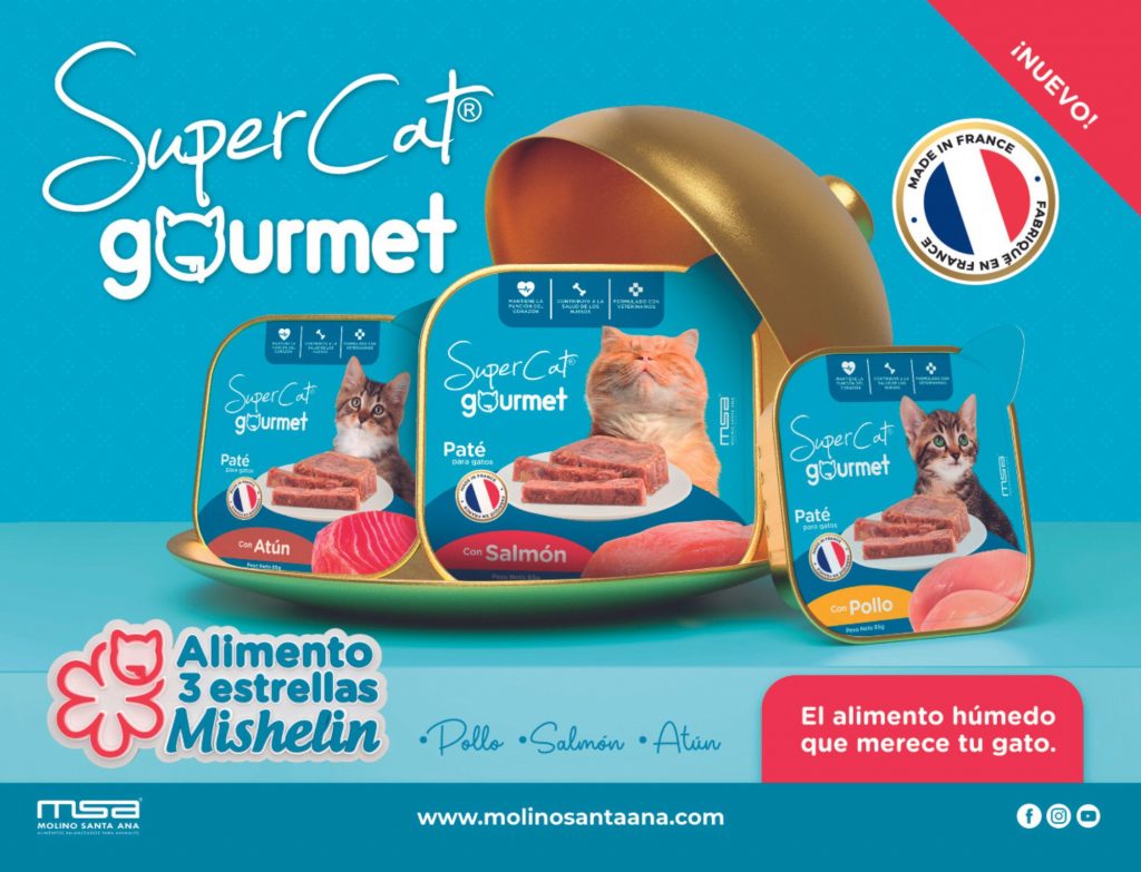 Nuevo super cat Gurmet, el alimento húmedo que merece tu gato. 